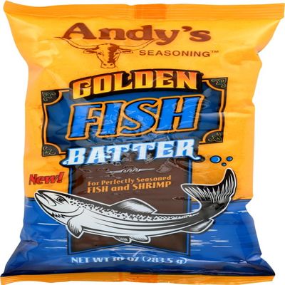 Andys Golden Fish Batter, 10 Ounces (Pack of 2)