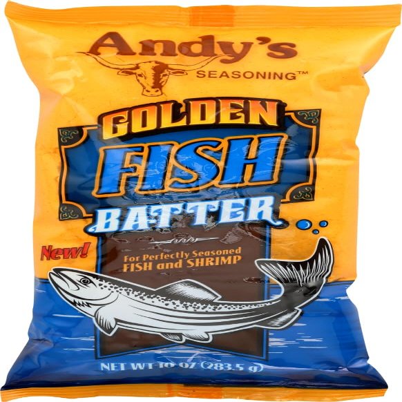 Andys Golden Fish Batter, 10 Ounces (Pack of 2)