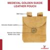 Armory Replicas Renaissance Leather Dijon Medieval Suede Pouch view 4