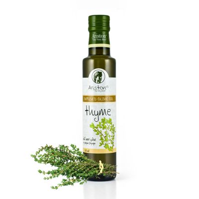 Ariston "The Very Best" Extra Virgin Olive Oil | Anti-Oxidant Rich, Cold Pressed, Premium Quality | Product of Greece (250ml) 8.45 fl oz, Thyme