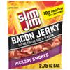 Slim Jim Smoked Bacon Jerky, Hickory Flavor, 10g Protein Per Serving, 2.75 oz. (1 Count) view 1