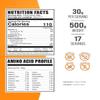 BulkSupplements.com Casein Protein Powder - Micellar Casein Powder, Slow Digesting Protein - Unflavored & Gluten Free, 30g per Serving, 500g (1.1 lbs) (Pack of 1) view 2
