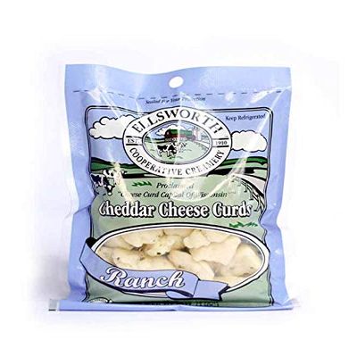 ELLSWORTH Cheese Curd Cheddar, Ranch, 5 Ounce (Pack of 12)