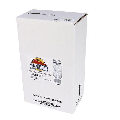 Jack Rabbit Dried Lentils, 20 lbs Box