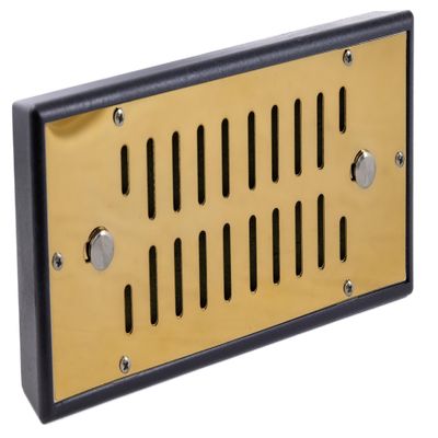 Prestige Import Group - Adjustable Vent Cigar Humidifier - Capacity: Up to 250 - Color: Polished Gold
