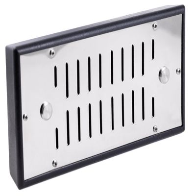 Prestige Import Group - Adjustable Vented Cigar Humidifier - Accomodates: Up to 150 Cigars - Color: Polished Silver