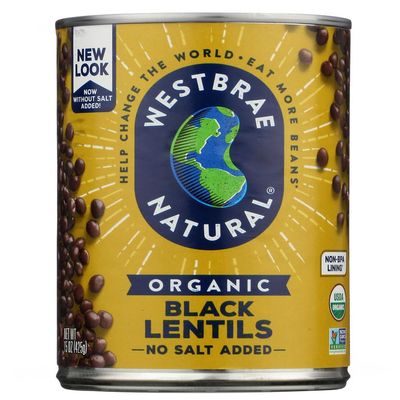 Westbrae Organic Black Lentils-15 Oz-3 Pack