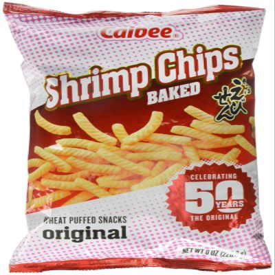 Calbee Baked Shrimp Chips-Original-8 Oz-2 Pack