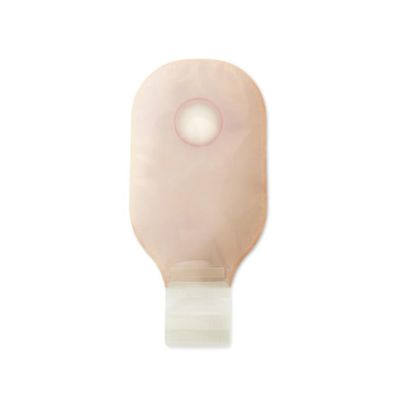 New Image Drainable 12" L 2pc System Ostomy Pouch 1.75" Flange 18002, 10 Ct