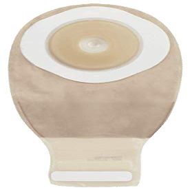 Esteem + Convex One-Piece Drainable Pre-Cut Pouch w/"visiClose, Durahesive, 12" panel Opaque, 1 1/8"