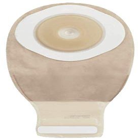 Esteem + Convex One-Piece Drainable Pre-Cut Pouch w/"visiClose, Durahesive, 12" panel Opaque, 1 1/8"