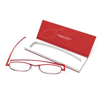Compact Lenses - Folding Reading Glasses - Chilli +2.0