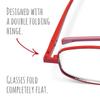 Compact Lenses - Folding Reading Glasses - Chilli +2.0 view 4
