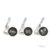 Andaz Press Vintage Chalkboard Boy Girl Twins Gender Neutral Baby Shower Collection, Party Thank You Chocolate Drop Label Stickers Trio, Fits Hershey's Kisses, 216-Pack, For Themed Party Favors, view 1