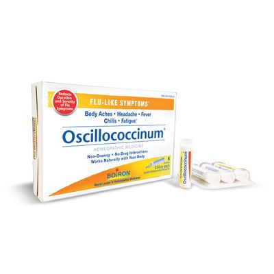 Boiron Oscillococcinum, 0.04 Ounce, 6 Doses, Homeopathic Medicine for Flu-like Symptoms