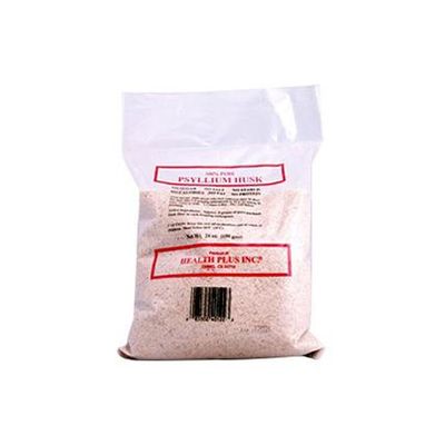2 Packs of Health Plus Pure Psyllium Husk - 24 Oz