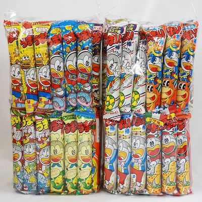 Assorted Japanese Junk Food Snack "Umaibo" 100 Packs of 11 Types