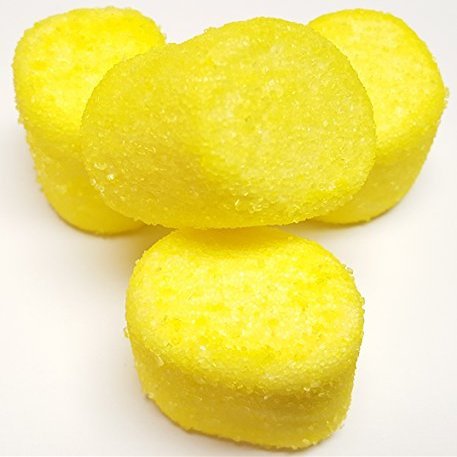 Sugared Marshmallows Yellow 1 Pounds 50 Pieces-Yellow Candy