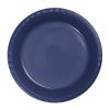 Club Pack of 240 Navy Blue Disposable Plastic Party Banquet Dinner Plates 10" view 1