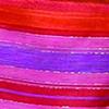 Club Pack of 12 Orange and Pink Striped Gift Bag 5" x 7.5" view 2