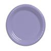 Club Pack of 240 Luscious Lavender Purple Disposable Divided Plastic Party Lunch Plates 7" view 1