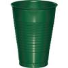 Club Pack of 240 Hunter Green Disposable Plastic Drinking Party Tumbler Cups 12 oz view 1