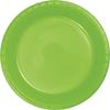 Club Pack of 240 Fresh Lime Green Disposable Plastic Party Dinner Plates 8.75" view 1