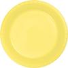Club Pack of 240 Mimosa Yellow Disposable Plastic Party Banquet Dinner Plates 10.25" view 1