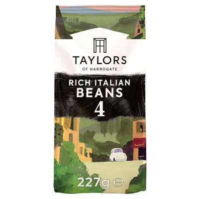 Taylors of Harrogate Rich Italian Coffee Beans, 227 g