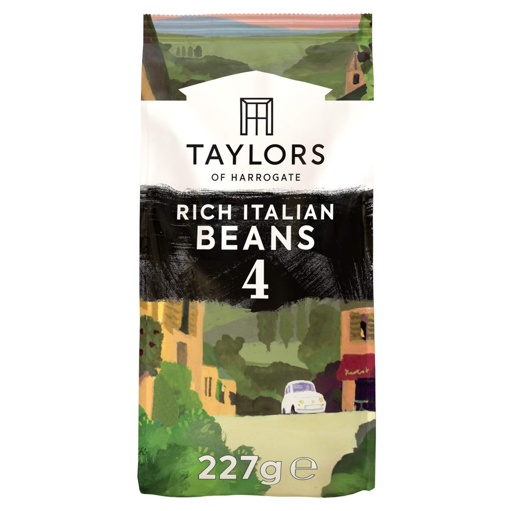 Taylors of Harrogate Rich Italian Coffee Beans, 227 g