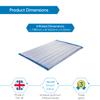 Premium Pressure Relieving Mattress Overlay with Pump - Pressure Ulcer/Bedsore Prevention and Treatment by Repose (Double) view 3
