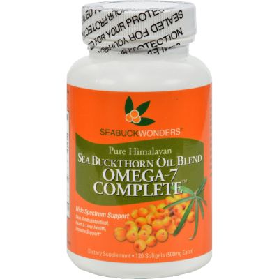 Seabuck Wonders Sea Buckthorn Oil Blend - 500 mg - 120 Softgels