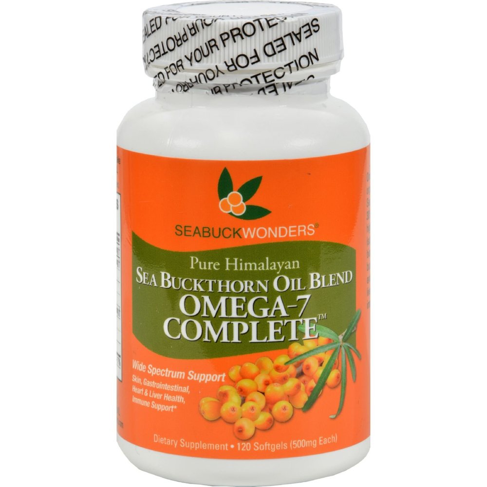 Seabuck Wonders Sea Buckthorn Oil Blend - 500 mg - 120 Softgels