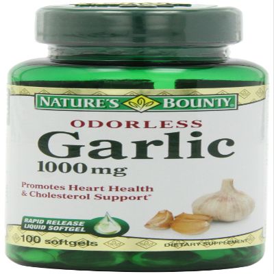 Nature's Bounty Odorless Garlic 1000 mg, 100 Count