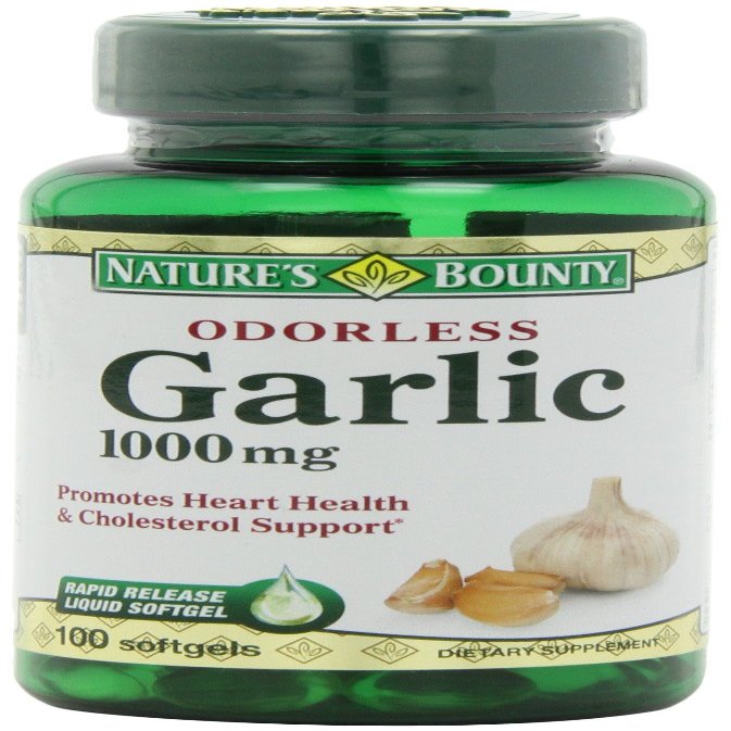 Nature's Bounty Odorless Garlic 1000 mg, 100 Count