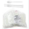 Strix Design F-599 Cracked Spoons, Made in Japan, 100 Pieces, White, 6.3 inches (16 cm), Individually Packaged, Disposable Cutlery, Plastic, Commercial Use, Fork Spoons view 1