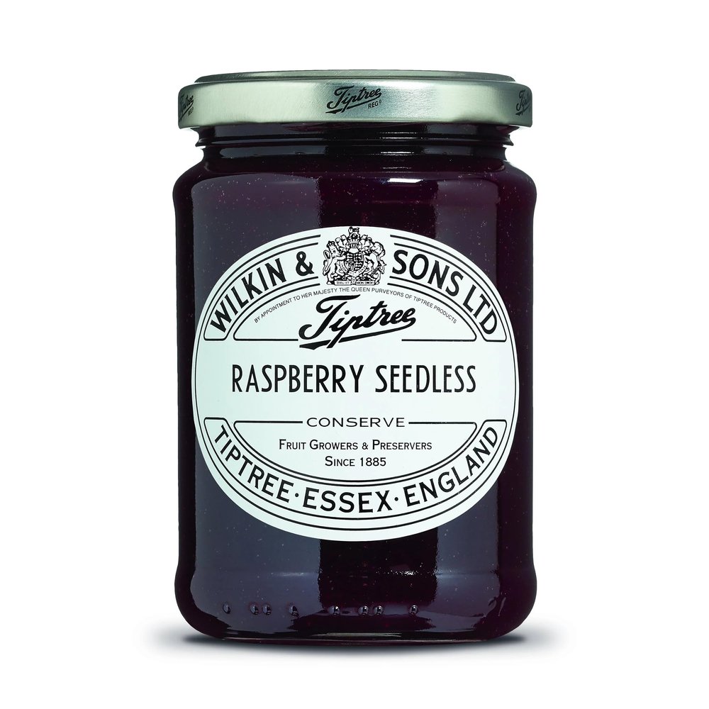 Tiptree Raspberry Seedless Preserve 340g (Pack of 2)