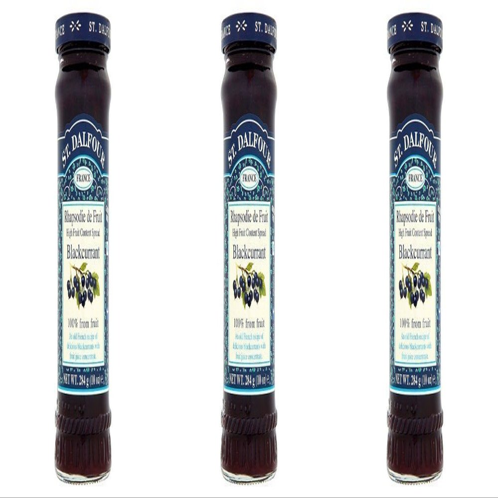 (3 PACK) - St Dalfour Blackcurrant| 284 g |3 PACK - SUPER SAVER
