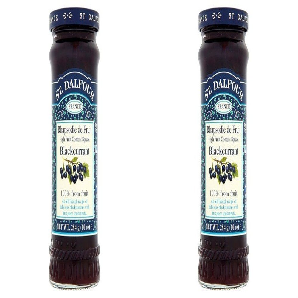 (2 PACK) - St Dalfour Blackcurrant| 284 g |2 PACK - SUPER SAVER
