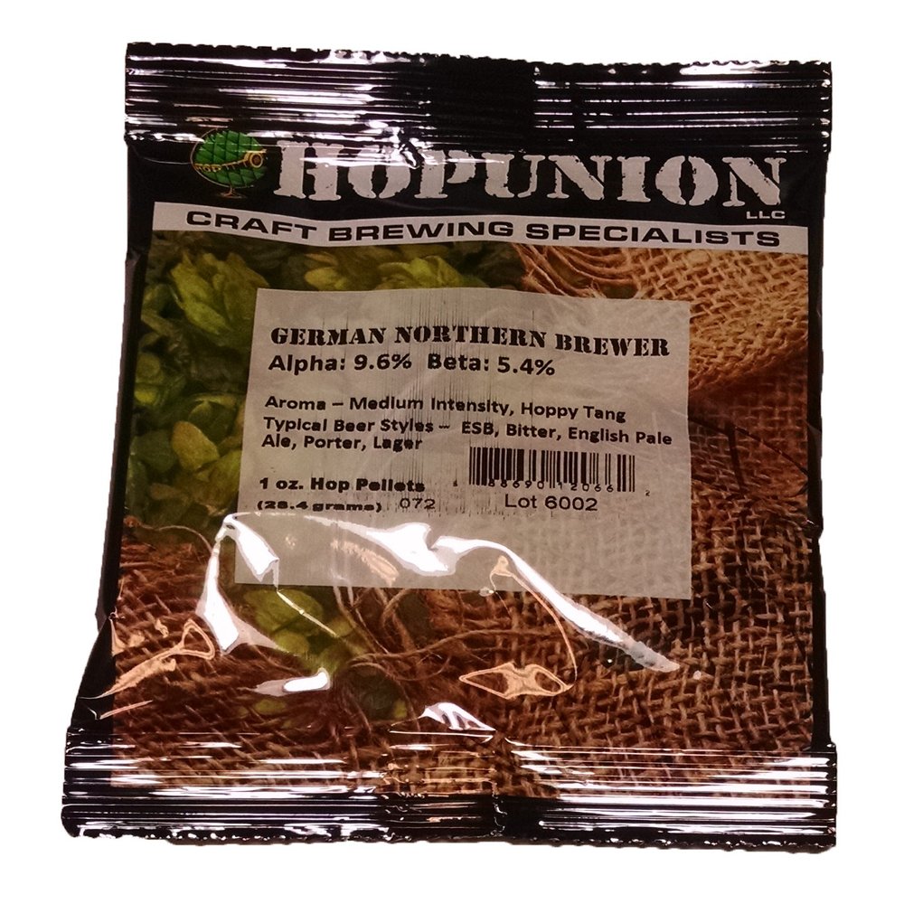 Hopunion Imported Hop Pellets for Home Brew Beer Making (German - Northern Brewer)