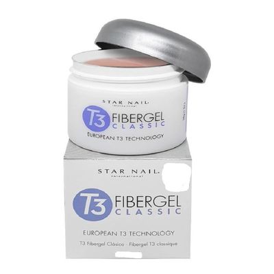 Star Nail T3 European Fibergel Opaque Nude 1 oz by Star Nail