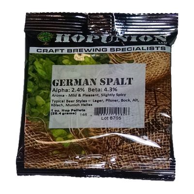 Hopunion Imported Hop Pellets for Home Brew Beer Making (German - Spalt)