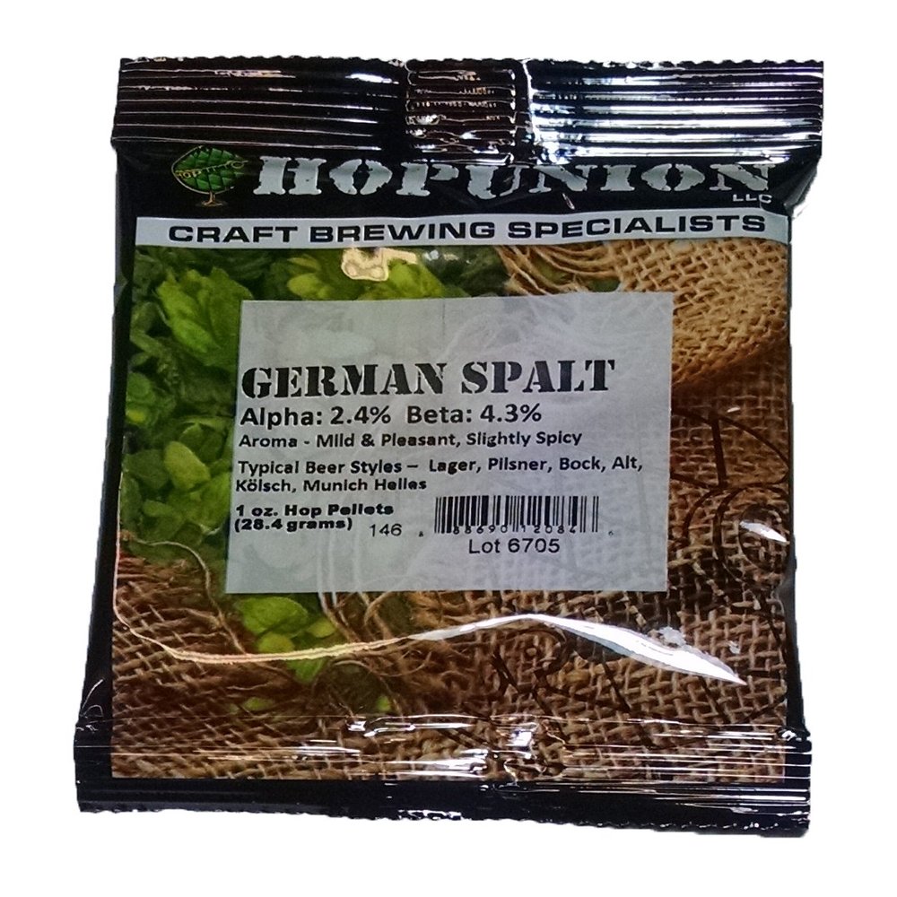 Hopunion Imported Hop Pellets for Home Brew Beer Making (German - Spalt)