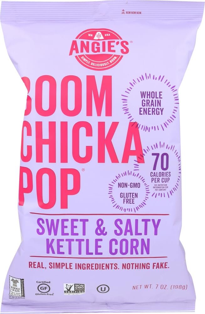 Angie's - Boom Chicka Pop Kettle Corn Sweet and Salty - 7 oz (pack of 2)