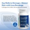 NatureCity True-HNS Hair Nails and Skin Cynatine Keratin and Plant Based Biotin Vitamin Supplement | Fuller and Stronger Hair and Nails | Non GMO | 60 Veggie Capsules view 2