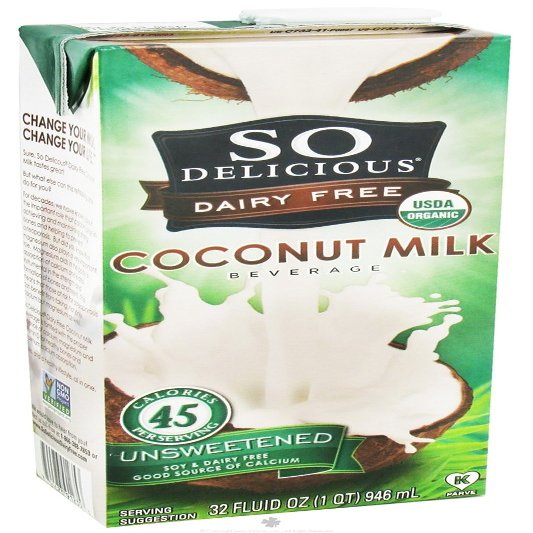 So Delicious - Dairy Free Coconut Milk Beverage Unsweetened - 32 oz (pack of 2)