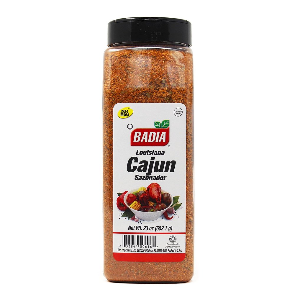Badia Louisiana Cajun Seasoning, 23 oz  Bold & Spicy Creole Blend for Meats, Seafood, Vegetables & More