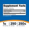 Nutricost Pure Agmatine Sulfate Powder - 250 Grams view 2