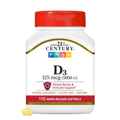 21st Century D 5000 iu Tablets, 110-Count Pack of 4
