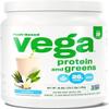 Vega Protein + Supergreens - 20g Plant-Based Protein, Vanilla, 18 Servings, Real Greens & Veggies, Vegan Keto, 0g Added Sugar, Non-GMO, Gluten Free, Dairy Free, 1.2lbs (Packaging May Vary) (Pack of 1) view 1